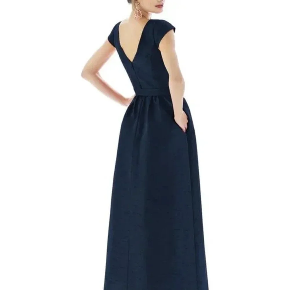 Alfred Sung Dress Champagne color_Like New - Picture 10 of 10